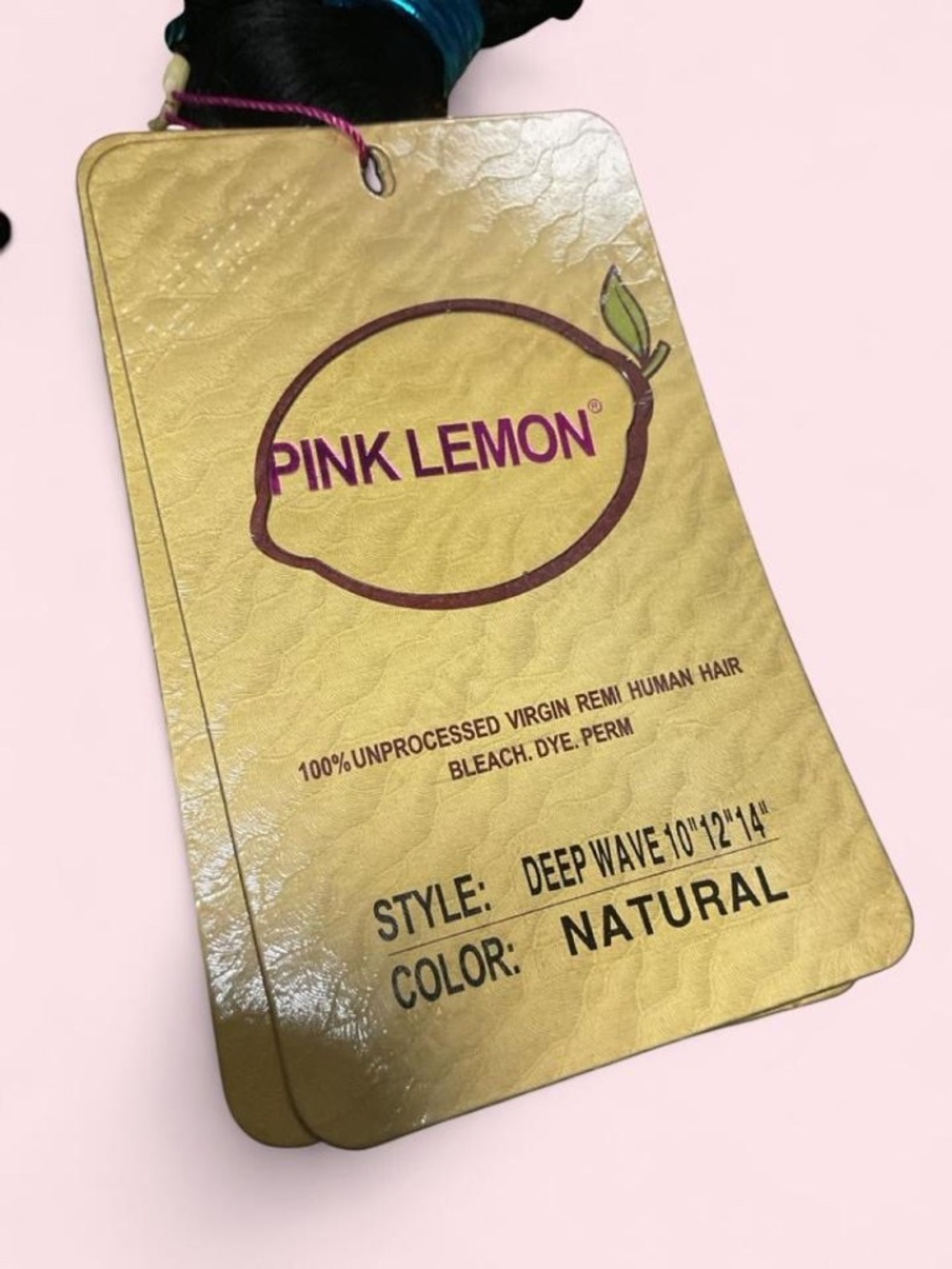 Pink Lemon 100% Human Hair Bundles - Picture 5 of 5